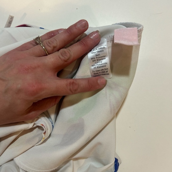 Black Halo Stretch Techno Emerson Romper - Picture 5 of 12